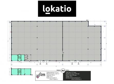 Pronájem - komerční objekt, sklad, 3 507 m²