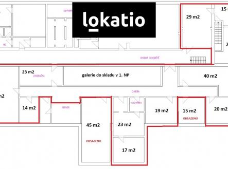 Pronájem kanceláře, 14 m²