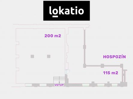 Pronájem - komerční objekt, sklad, 315 m²