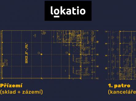 Pronájem - komerční objekt, sklad, 1 414 m²