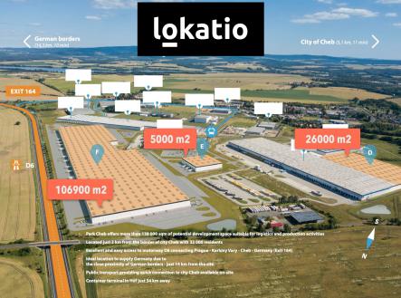 Pronájem - komerční objekt, sklad, 6 662 m²