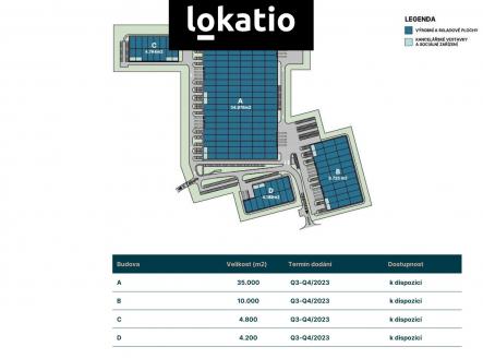 Pronájem komerčního objektu, sklad, 4 764 m²