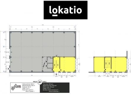 Pronájem - komerční objekt, sklad, 488 m²