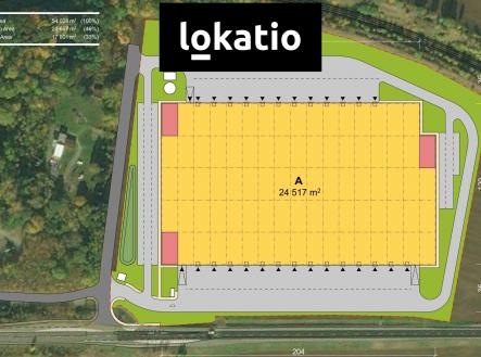 Pronájem komerčního objektu, sklad, 28 868 m²