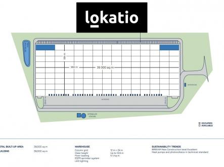 Pronájem komerčního objektu, sklad, 20 000 m²