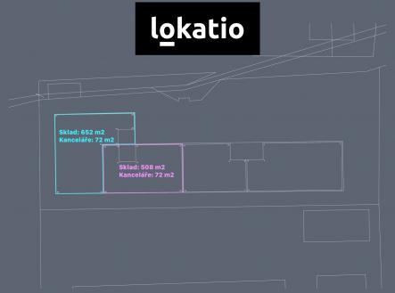 Pronájem komerčního objektu, sklad, 648 m²