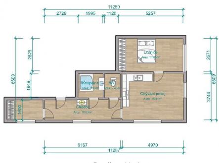 Prodej bytu, 3+kk, 54 m²