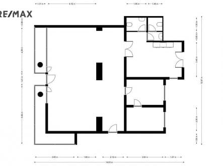 Pronájem - obchodní prostor, 120 m²