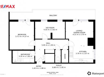 Prodej bytu, 3+kk, 126 m²