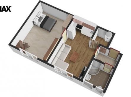 Pronájem bytu, 1+1, 57 m²