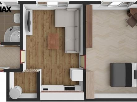 Pronájem bytu, 1+1, 57 m²