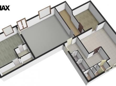 Pronájem obchodní prostory, 121 m²