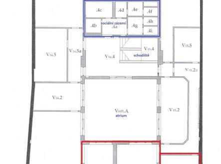 Pronájem kanceláře, 57 m²