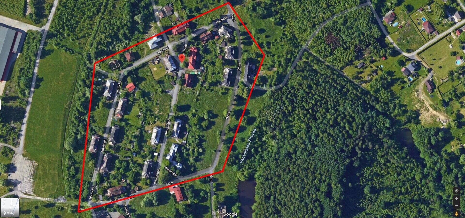 Prodej 83 000m2 stavebních pozemků  pro developerskou výstavbu Petřvald u Ostravy