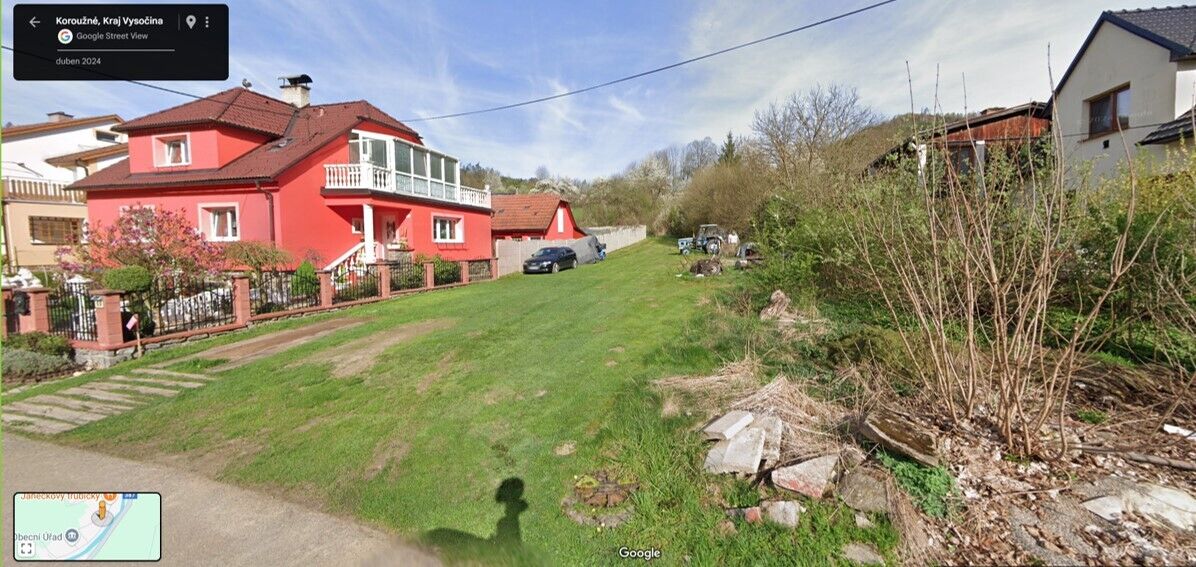 Prodej stavebního pozemku 1065m2 v obci Koroužné