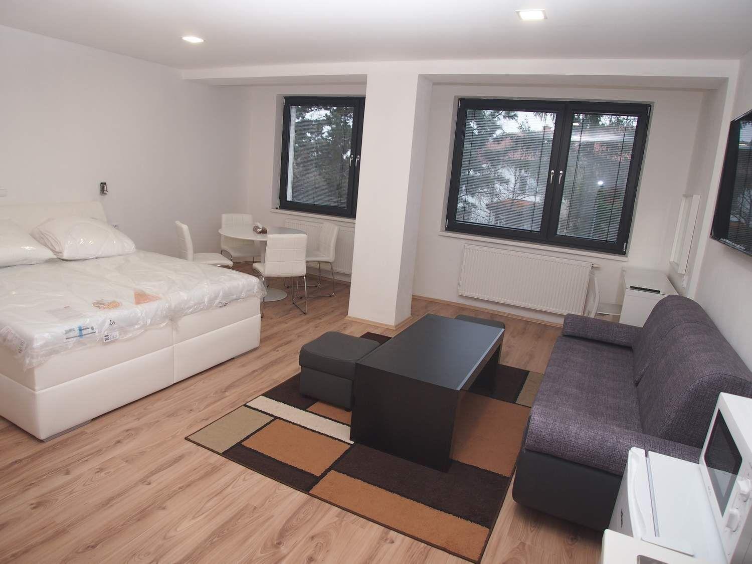 Pronájem kompletně zařízeného bytu 1+kk Brno - Stránice / Masarykova čtvrt