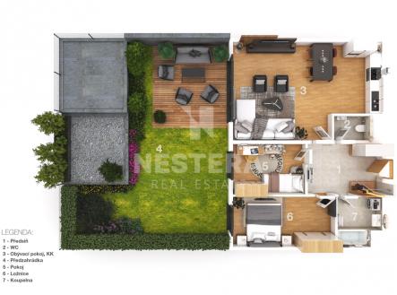 Prodej bytu, 3+kk, 153 m²