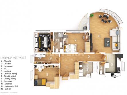 Pronájem bytu, 5+1, 112 m²