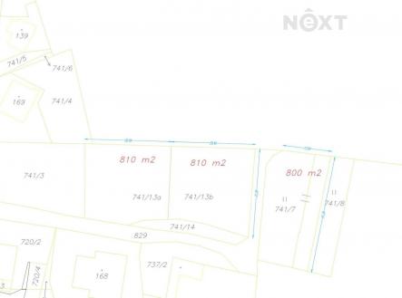 Prodej pozemku pro bydlení, 805 m²
