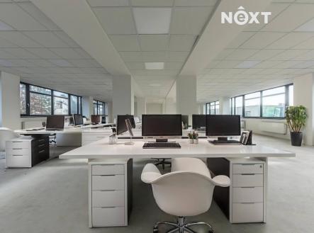 Pronájem kanceláře, 348 m²