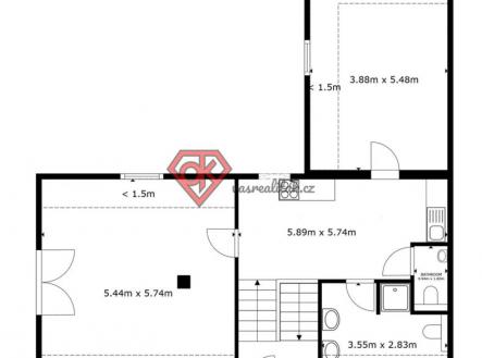 Pronájem bytu, 2+1, 70 m²