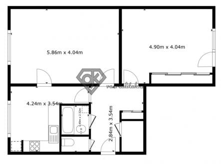 Pronájem bytu, 2+1, 66 m²