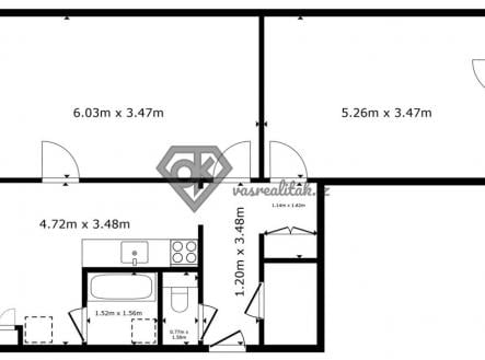 Prodej bytu, 2+1, 65 m²