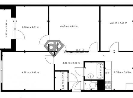 Prodej bytu, 4+1, 81 m²