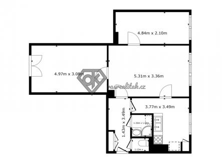 Prodej bytu, 3+1, 63 m²