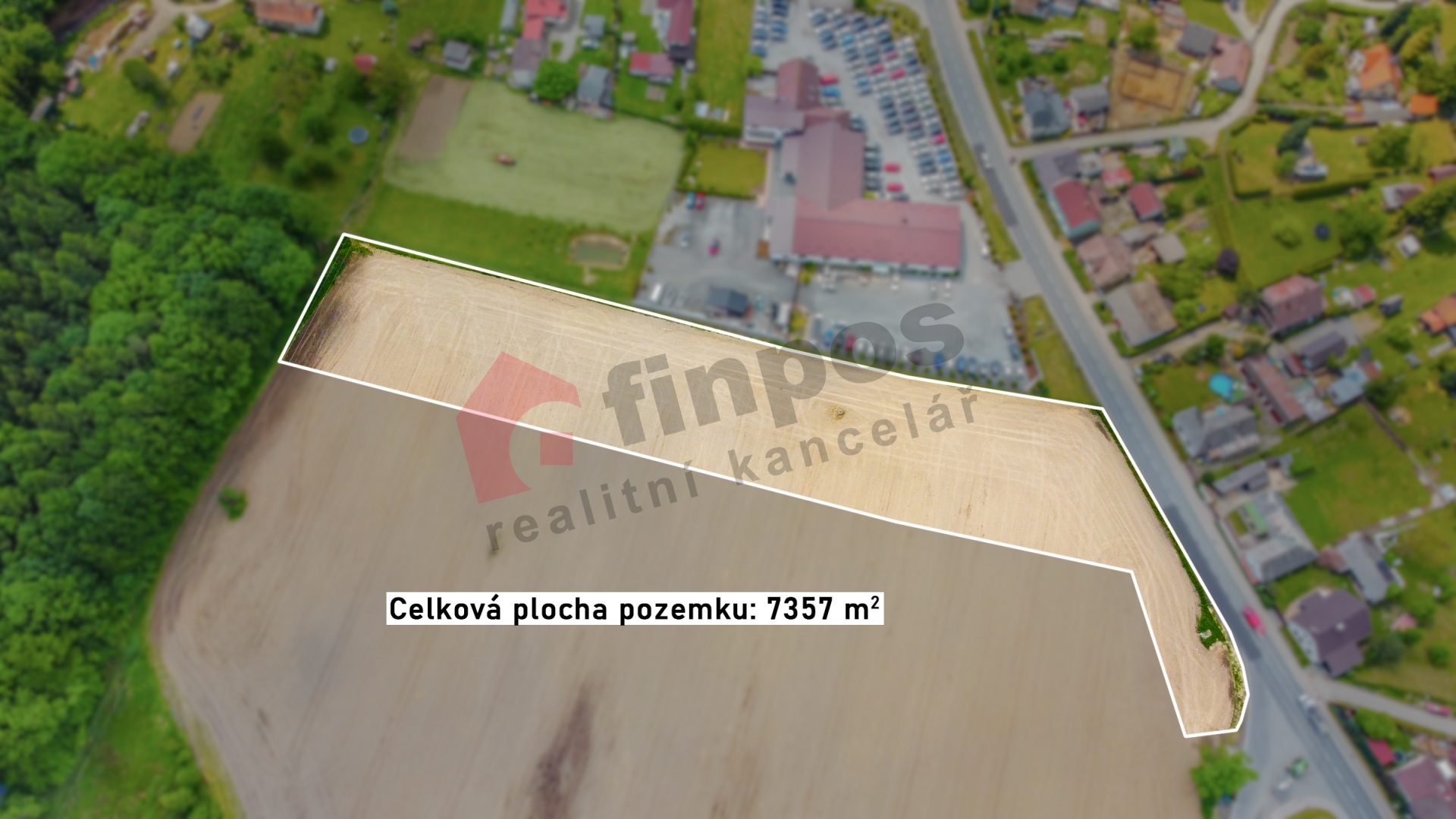 Rozkoš u Humpolce stavební pozemky 7357 m2