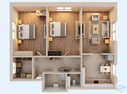 Prodej bytu, 6+kk, 77 m²