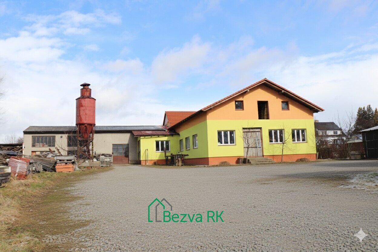 Prodej výrobní haly s potenciálem pro podnikání i bydlení – Čimelice, okres Písek