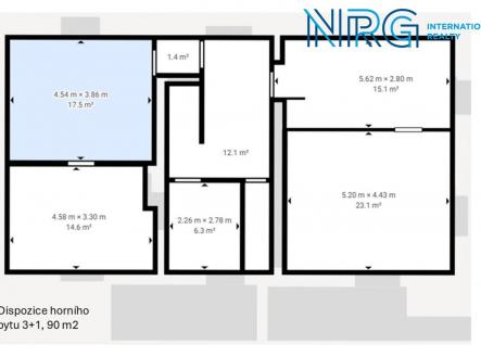 Prodej bytu, 3+1, 90 m²
