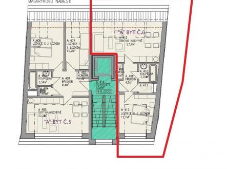 Prodej bytu, 2+kk, 46 m²