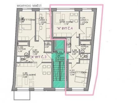 Prodej bytu, 3+kk, 66 m²