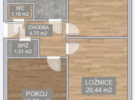 Prodej bytu, 3+1, 81 m²