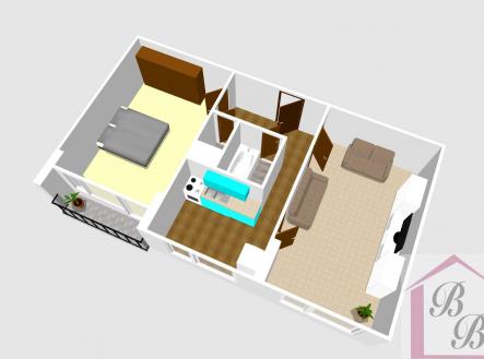 Prodej bytu, 2+1, 63 m²