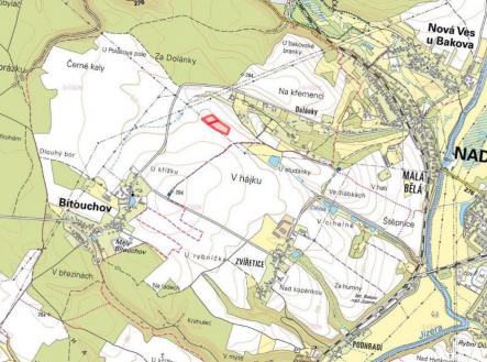 Prodej pozemku, zemědělská půda, 13 544 m²