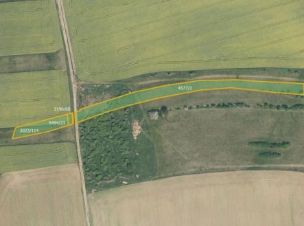 Prodej pozemku, zemědělská půda, 1 861 m²