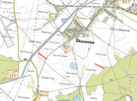 Prodej pozemku, zemědělská půda, 5 446 m²