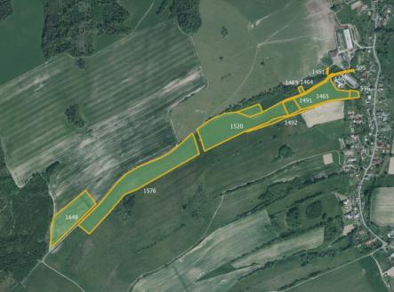 Prodej pozemku, zemědělská půda, 40 975 m²