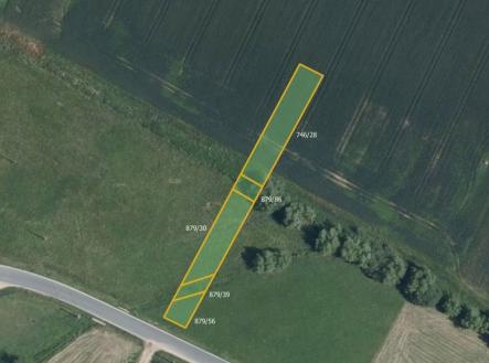 Prodej pozemku, zemědělská půda, 9 549 m²