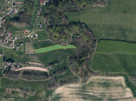 Prodej pozemku, trvalý travní porost, 3 798 m²