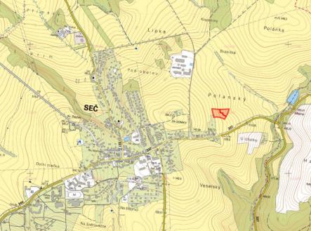 Prodej pozemku, trvalý travní porost, 7 455 m²