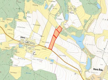 Prodej pozemku, zemědělská půda, 53 562 m²