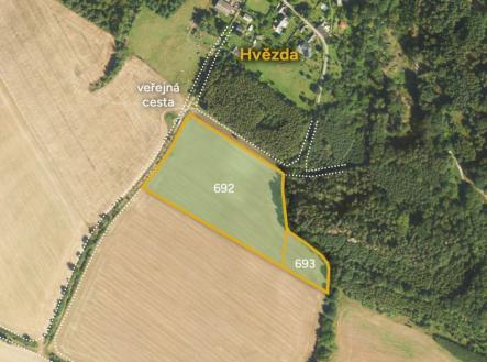 Prodej pozemku, zemědělská půda, 28 865 m²