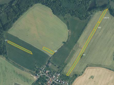 Prodej pozemku, zemědělská půda, 34 877 m²