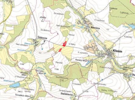 Prodej pozemku, trvalý travní porost, 3 606 m²