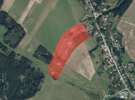 Prodej pozemku, zemědělská půda, 68 792 m²