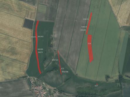 Prodej pozemku, zemědělská půda, 56 857 m²